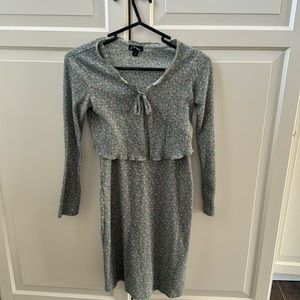 Dress and cover up girls size 10/12